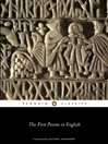 The First Poems in English (eBook)